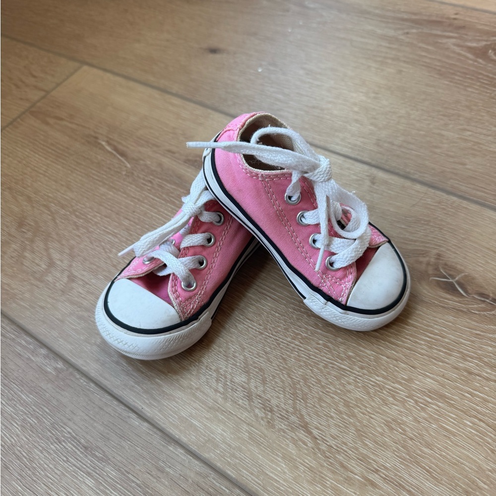 Pink Kids Converse Sneakers